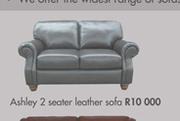 Ashley 2 Seater Leather Sofa