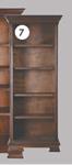 Plantation Open Shelved Medium Bookcase 