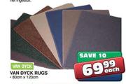 Van Dyck Rugs-80cm x 120cm each