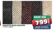 Assorted Masai Squares-275cm x 350cm each