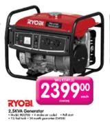 Ryobi 2.5KVA Generator