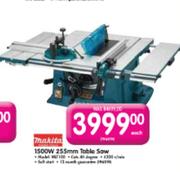 Makita 1500W Table Saw-255mm