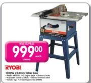 Ryobi Industrial Table Saw 1500W-254mm