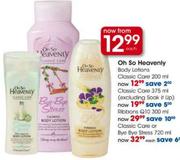 Oh So Heavenly Body Lotion Classic Care-375ml