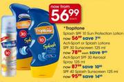 Tropitone Splash SPF 10 Sun Protection Lotion 