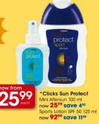 Clicks Sun Protect Sports Lotion SPF 50-250ml