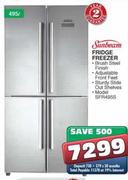 Sunbeam Fridge Freezer-495L 