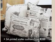 SA Printed Scalter Cushions