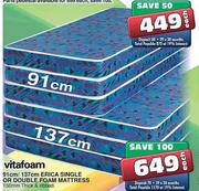 Vitafoam Erica Single-91cm/137cm Each