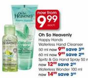 Oh So Heavenly Happy Hands Waterless Hand Cleanser-50ml 