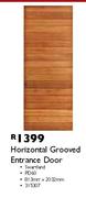 Horizontal Grooved Entrance Door-813mmx2032mm