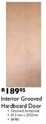 Interior Grooved Hardboard Door-813mmx2032mm