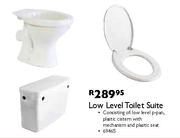 Low Level Toilet Suite