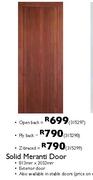 Solid Meranti Door Z-Braced-813mmx2032mm(315299)
