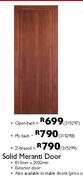 Solid Meranti Door Ply Back-813mmx2032mm(315298)