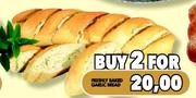Freshly Baked Garlic Bread-2's