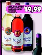 Saint Anna Natural Sweet/Saint Claire Rose/Saint Celine Sweet Red-750ml Each