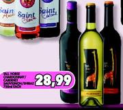 Tall Horse Chardonnay/Cabernet Sauvignon/Shiraz-750ml Each