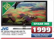 JVC Volle HD LED -24"(61cms)V