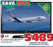 LG Full HD LED TV-42"(107cms)