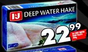 I & J Deep Water Hake Fillets-400gm