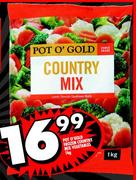 Pot O'Gold Frozen Country Mix Vegetables-1kg