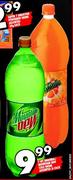 7-Up/Mirinda/Mountain Dew Cold Drink-2Ltr Each