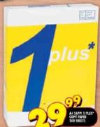 A4 Sappy 1Plus Copy Paper-500 Sheets