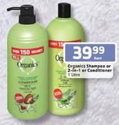 Organica 2-In-1 Shampoo & Conditioner-1L