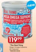 The Real Thing Mega Omega Supreme 60 Capsules-Per Pack