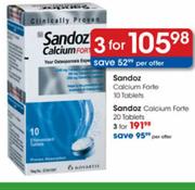 Sandoz Calcium Forte-3x10 Tabs Pack