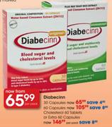 Diabecinn Cholesterol 60 Tablets or Extra Capsules-Per Pack