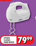 Ottimo 5-Speed Hand Mixer