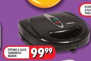 Ottimo 2-Slice Sandwich Maker