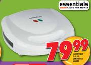 Essentials 2-Slice Sandwich Maker