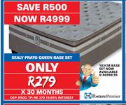 Posture Premier Sealy Prato 183cm Base Set