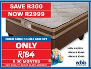 Edblo Sable Double Base Set
