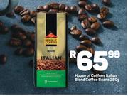 House Of Coffee Italian Blend Coffee Beans-250g 