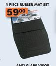 Rubber Mat Set-4 Piece