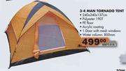 3-4 Man Tornado Tent - 240 x 240 x 137cm