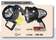 Rechargable Lamps(L GC28)-6V