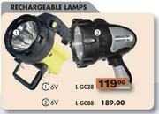 Rechargable Lamps(L GC88)-6V