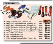 400kg Heavy Duty Ratchet Tie Down LH06-50mmx6m