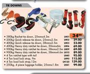 900kg Heavy Duty Ratchet Tie Down LH09-38mmx2.5m