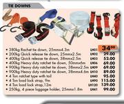 250kg 4 Pcs Luggage Holder LH41-25mmx1.8m