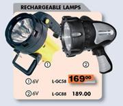 Rechargeable Lamps 6V-L-GC88