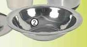 Stainless Steel Tableware Bowl-17cm
