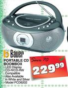 Bauer Portable CD Boombox