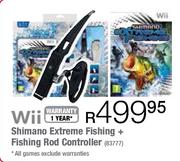 Wii Shimano Extreme Fishing + Fishing Rod Controller(83777)