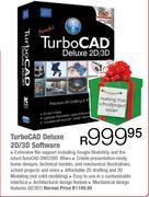 Turbo CAD Deluxe 2D/3D Software
